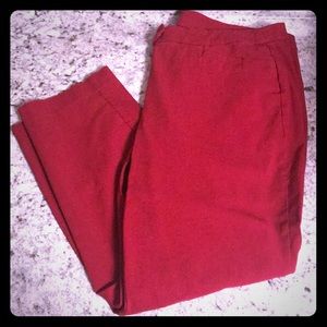 Lane Bryant cropped pants.